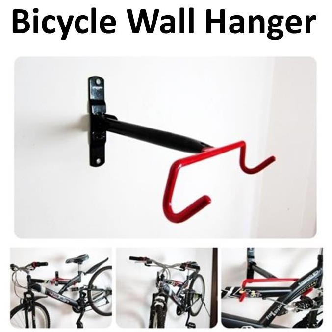 bike rack wall mounted hanger bicycle 