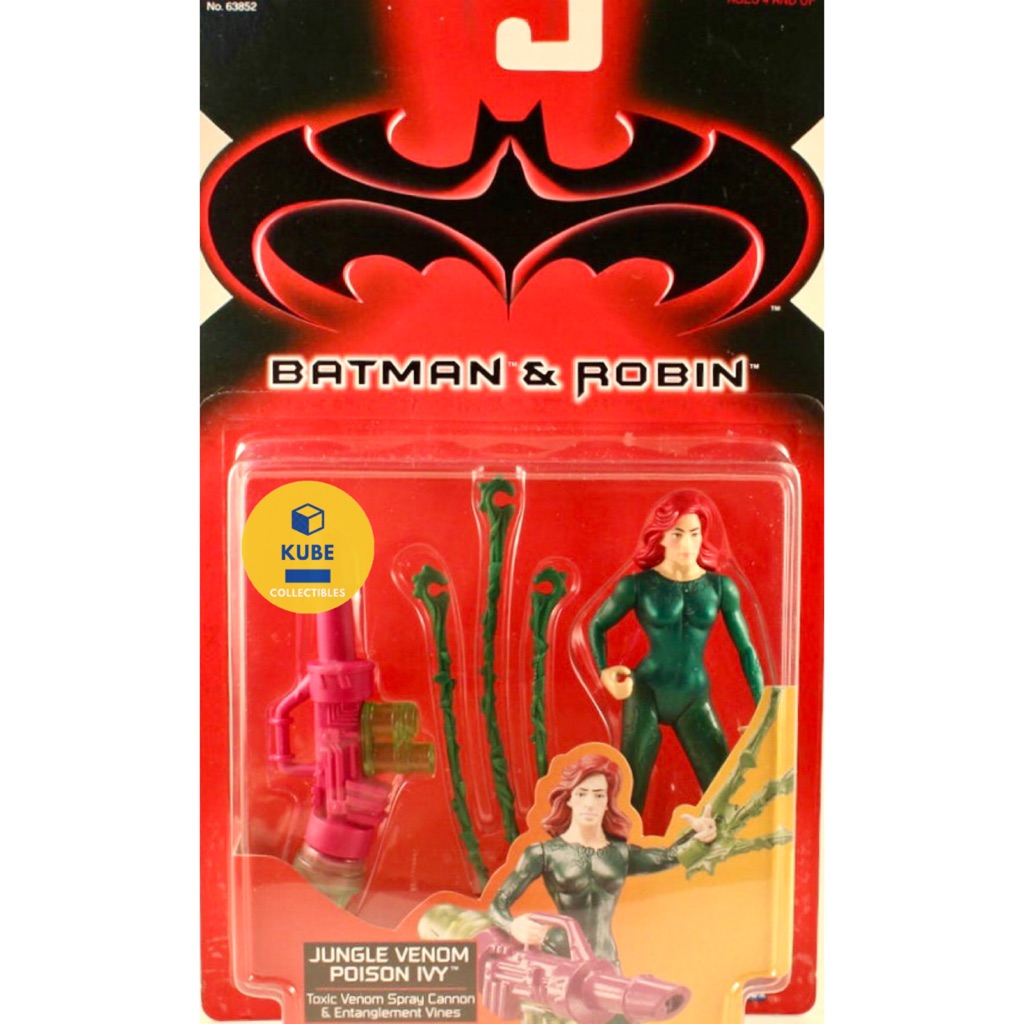 DC Batman and Robin Movie Series - Vintage Poison Ivy Figure MOC Kenner ...