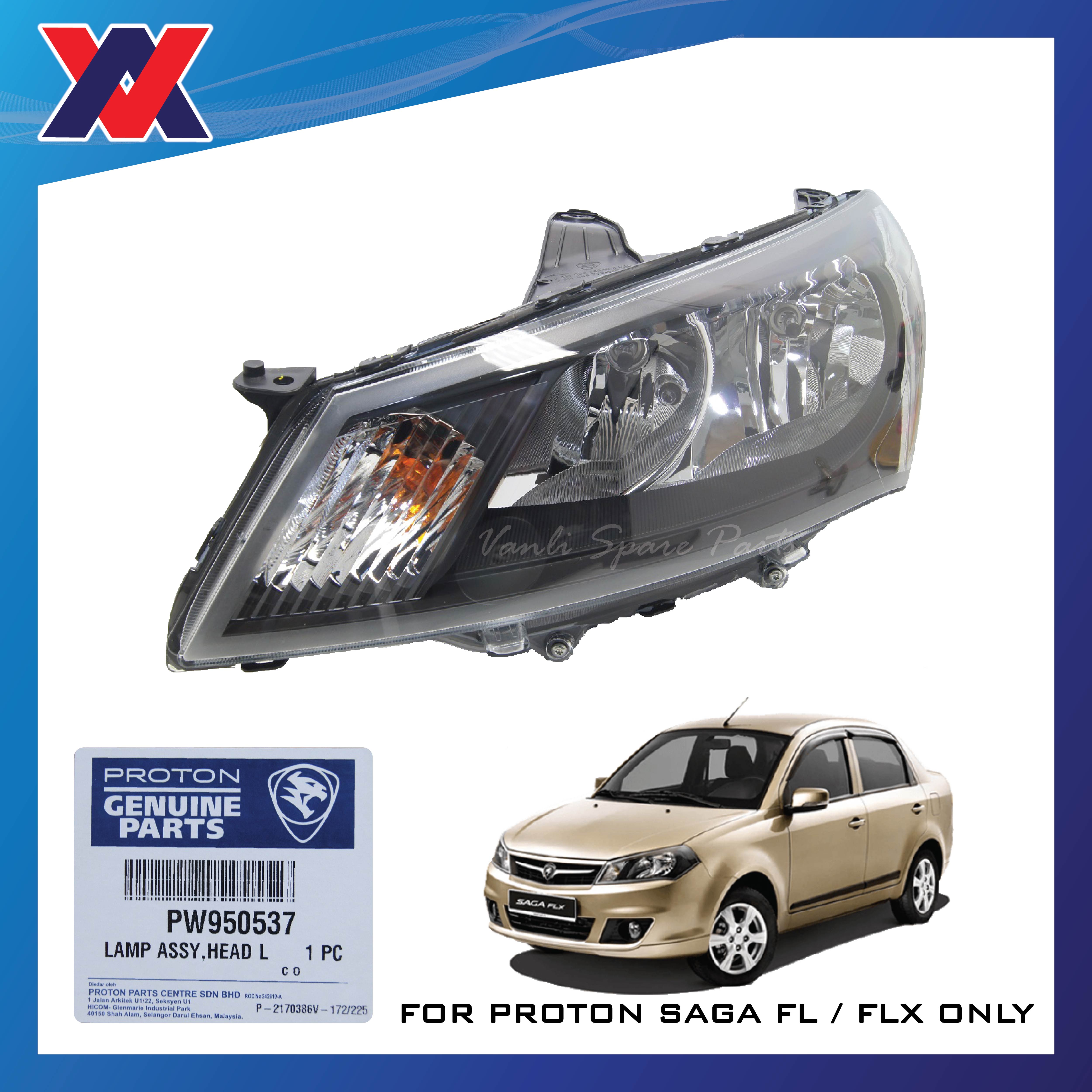 Proton Genuine Headlamps Assembly For Proton Saga Fl Flx Year 2011 2016 Pw950537 Pw950538 Shopee Singapore