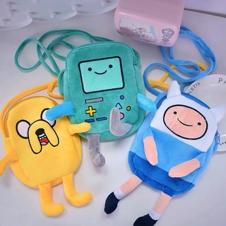 Cute Adventure Time Dinosaur Bmo Sling Bag Student Plush Crossbody Bag Shopee Singapore