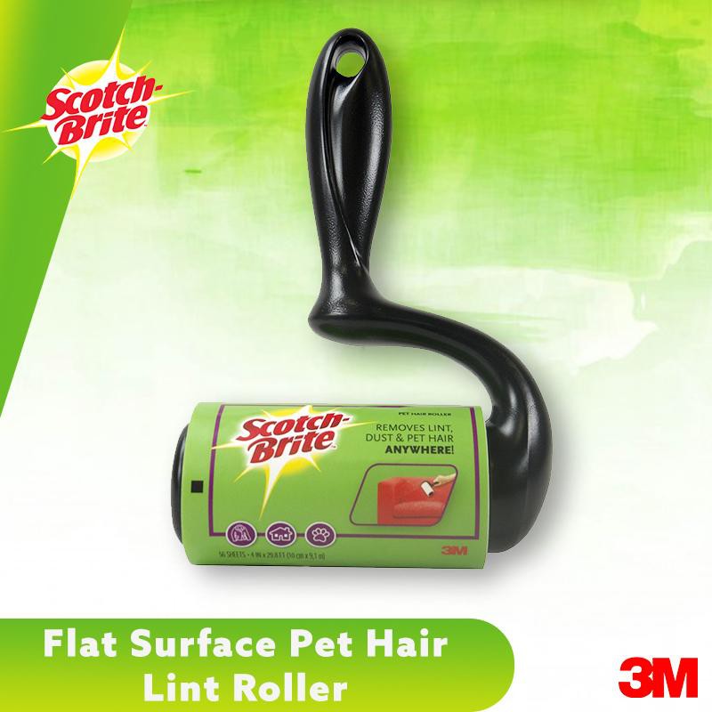 3M Scotch Brite Flat Surface Pet Hair Lint Roller Shopee Singapore