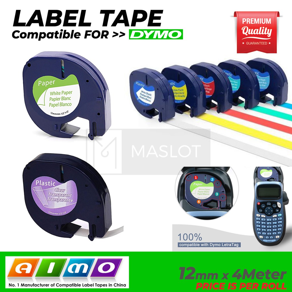 dymo letratag tape tesco