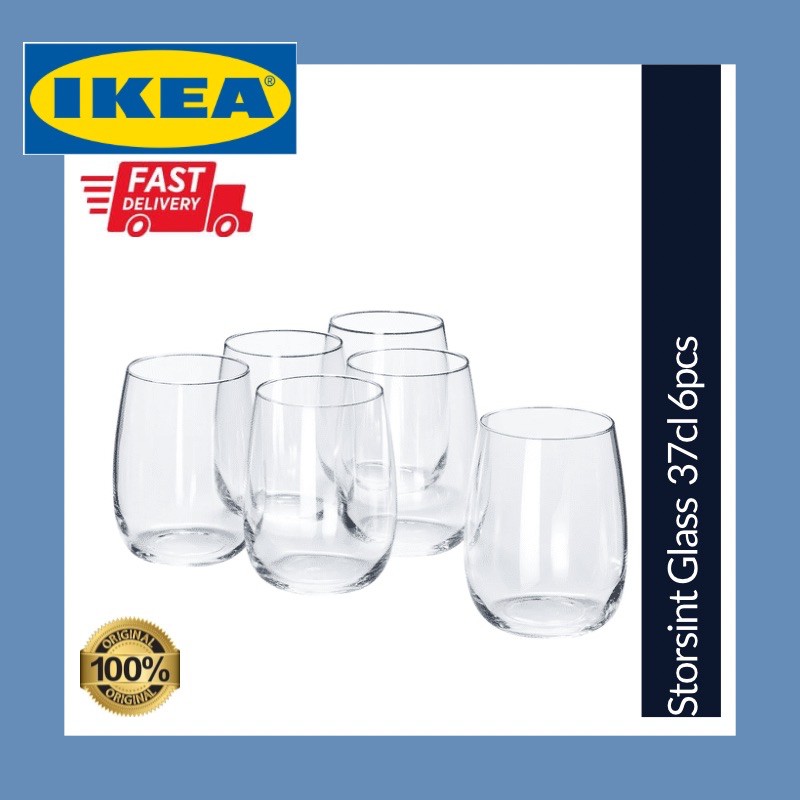 Shop Malaysia Ikea Storsint Glass 6pcs Shopee Singapore