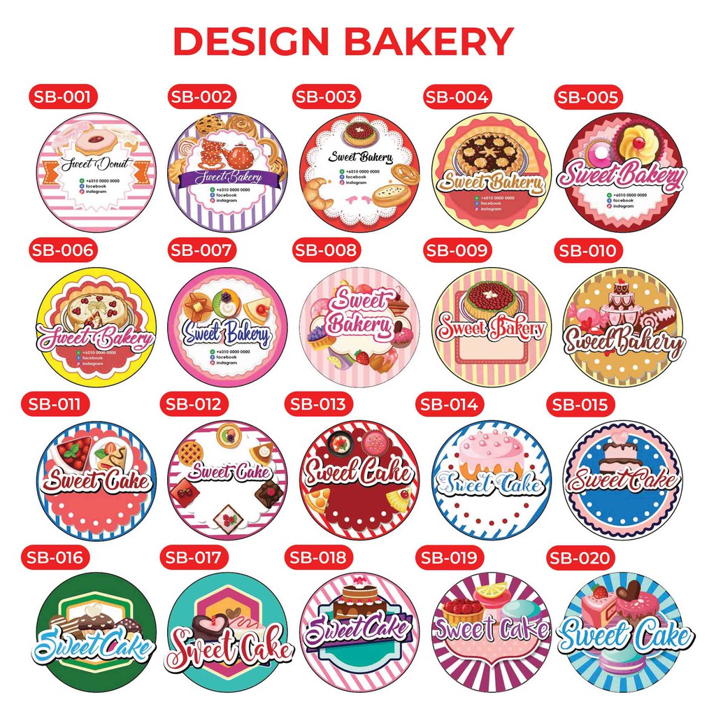 1 Hour Ready To Send Product Label Stickers Ready To Fast Cookies Bakery Shopee Singapore