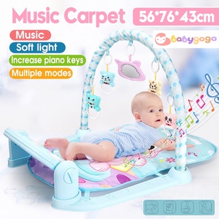 [SG Stock] Baby Playmat Playgym Crawling Mat Play Mat Foldable Activity Mat with Piano & Accessories