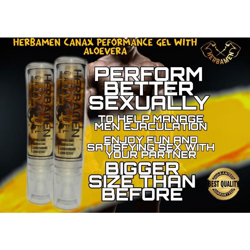 Herbamen Canax Gel Men Delay Gel Power Shopee Singapore