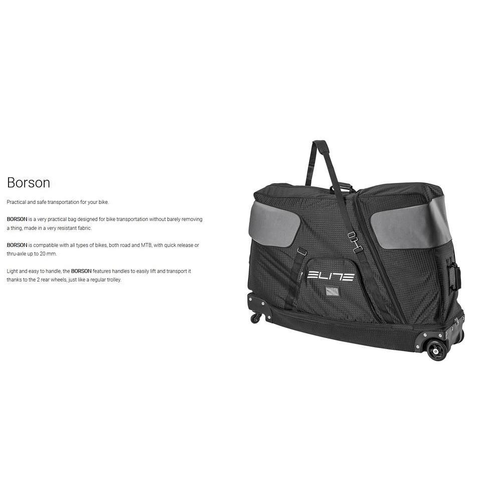 elite borson bike travel bag