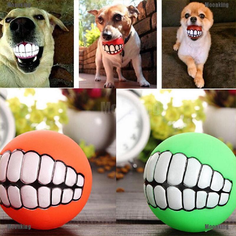 dog ball with teeth