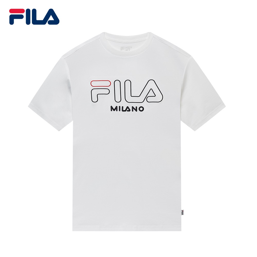 fila black and white shirt