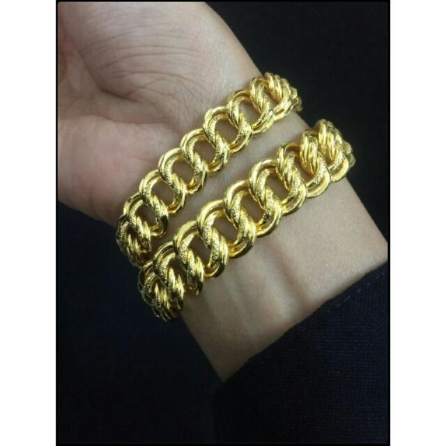 Bangkok Gold Plated Bracelet Gelang Tangan Coco Bangkok Shopee Singapore