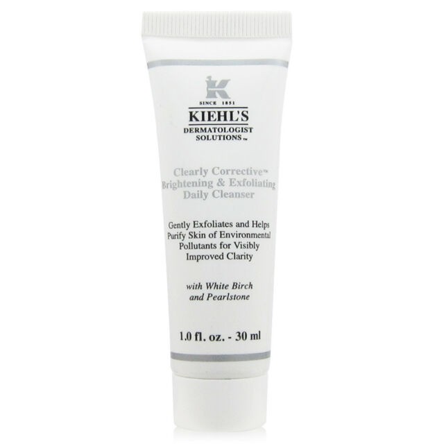 kiehl's brightening exfoliating cleanser