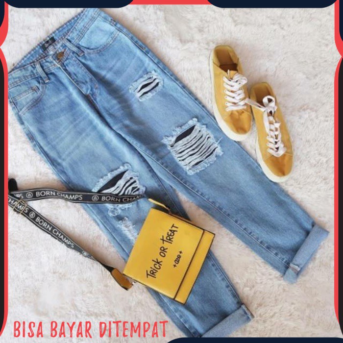 ripped jeans shopee