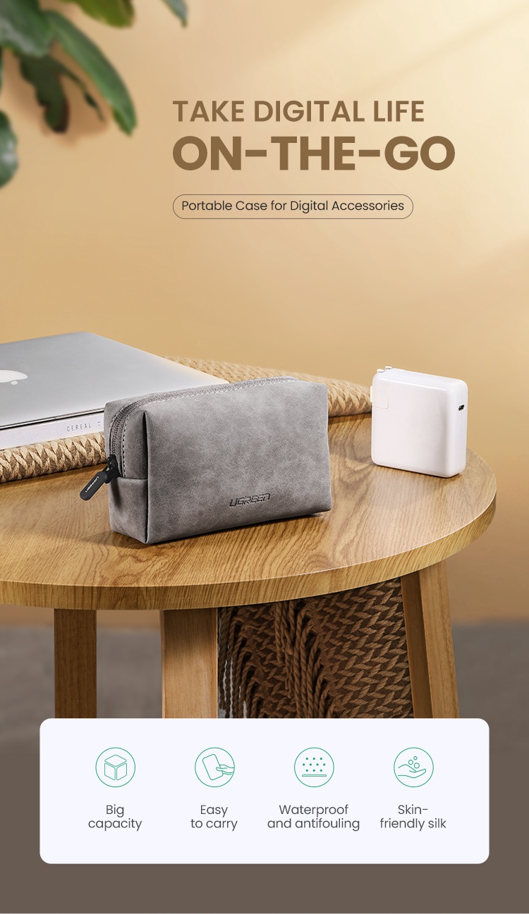 UGREEN Travel Case Gadget Bag Portable Electronics Accessories Organiser Travel Carry Hard Case