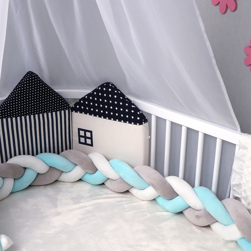 plush crib bumper