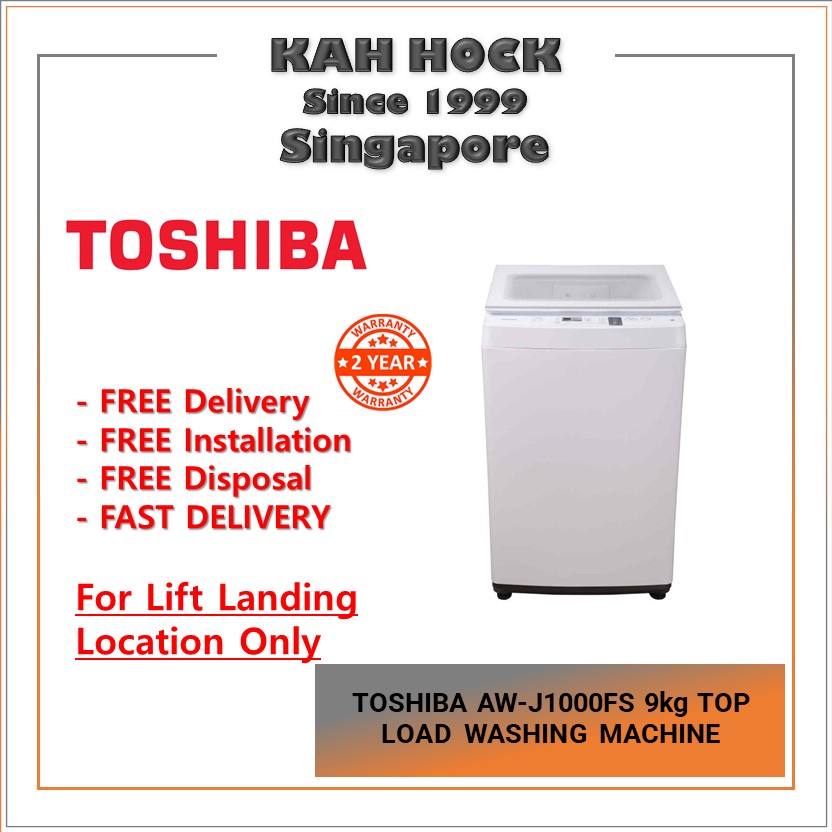 TOSHIBA AWJ1000FS 9kg TOP LOAD WASHING MACHINE + FAST DELIVERY * 2