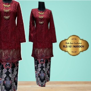 Baju Lace Exclusive Baju Kurung Lace Baju Lace Baju Raya Baju Raya 2020 Material Kain Batik High Quality Shopee Singapore