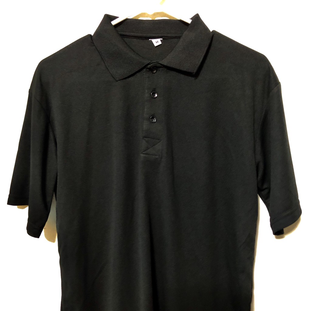 t shirt black polo