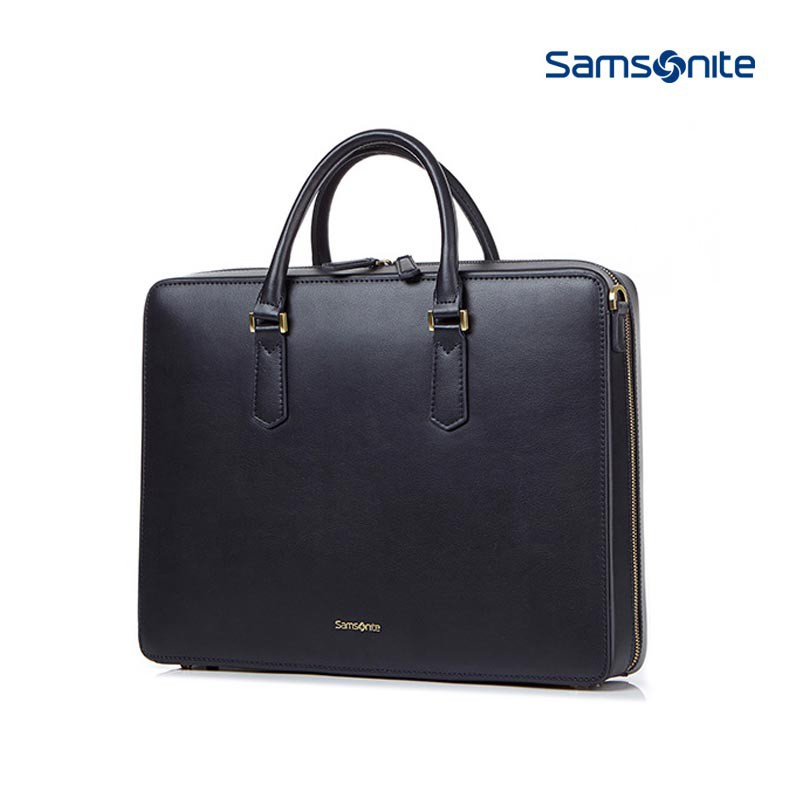 samsonite briefcase leather