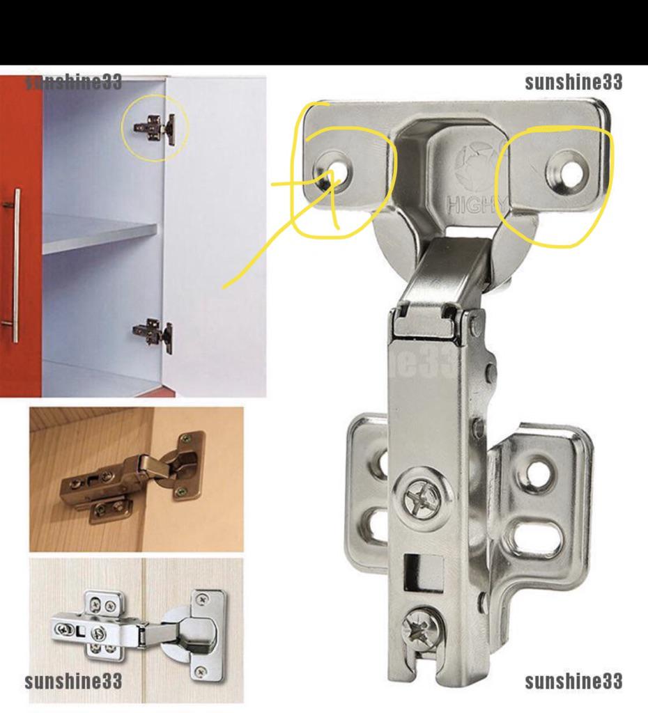 1 X Safety Door Hydraulic Hinge Soft Close Full Overlay Kitchen