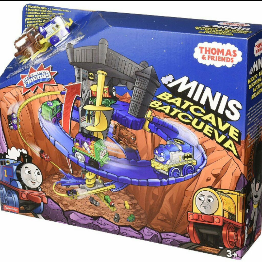 thomas & friends dc super friends batcave