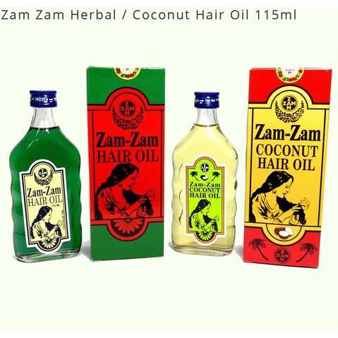 Shop Malaysia Zam Zam Hair Oil Coconut Hair Oil Herbal Hair Oil Amla Hair Oil Shopee Singapore