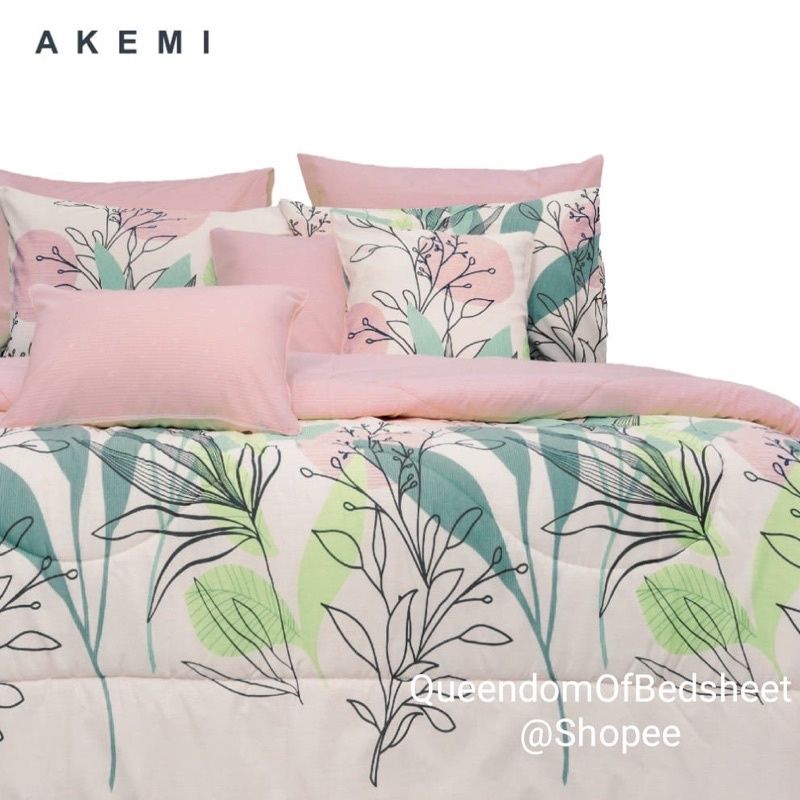 Malaysia] AKEMI Cotton Essential Embrace Charm Fitted Bedsheet