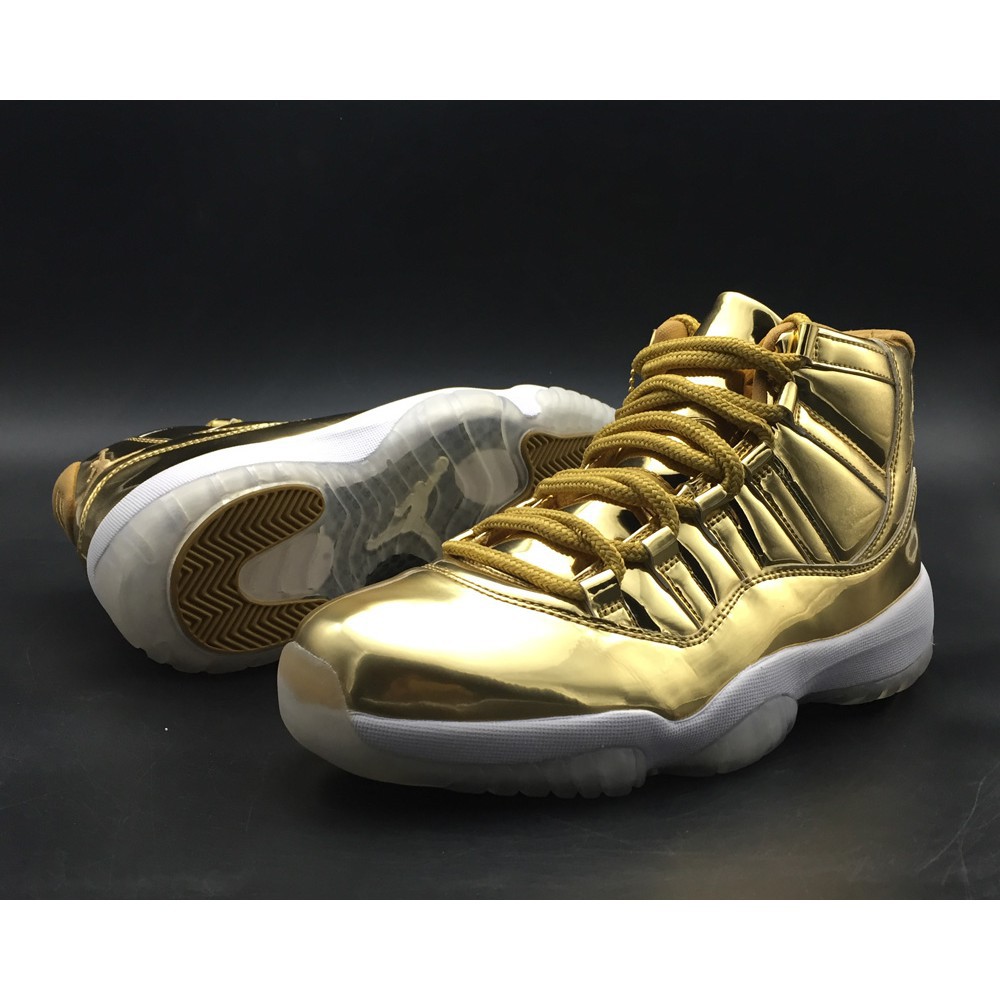 air jordan 11 metallic gold