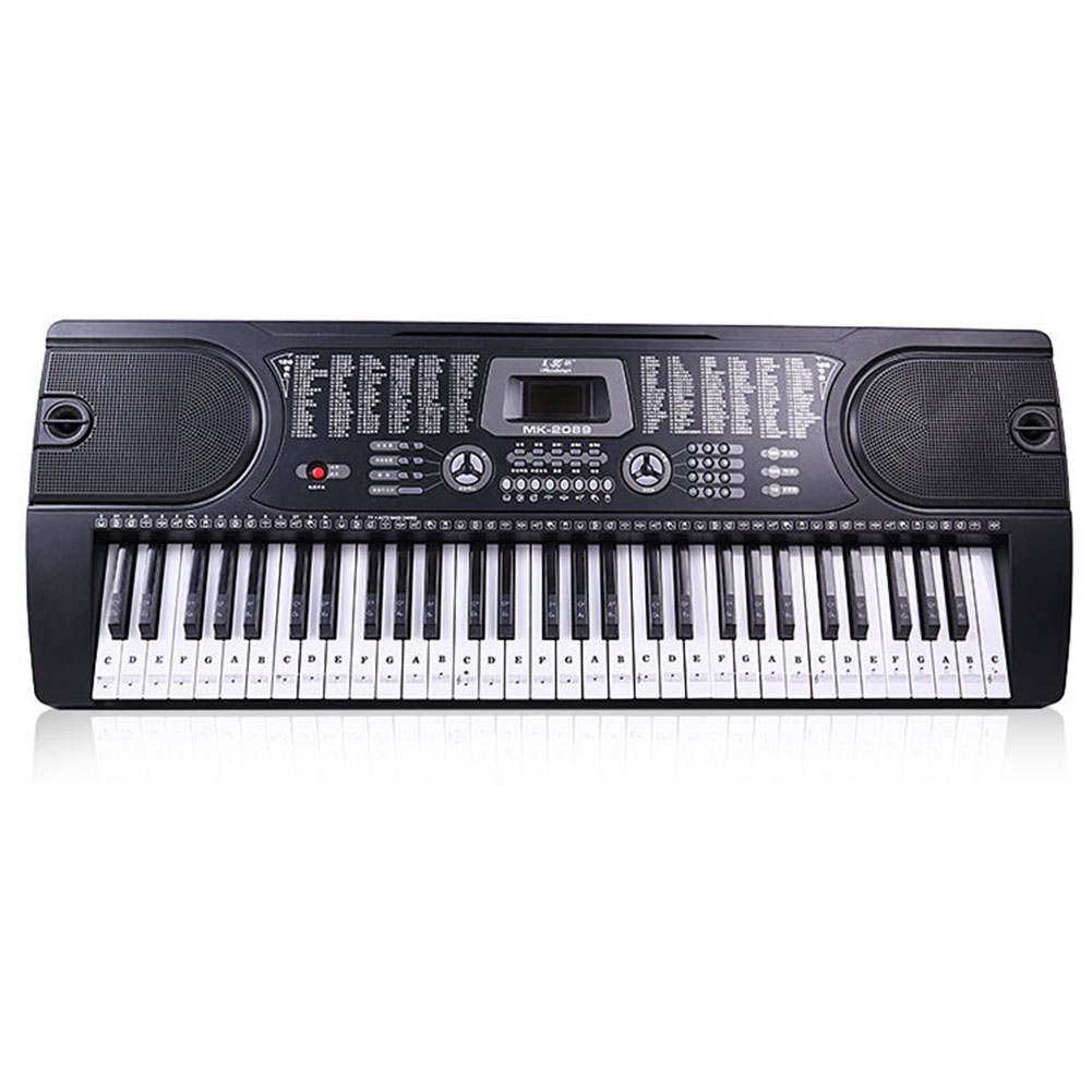 Coloré Autocollant Stave Note étiquette amovible PVC 54/61 touches Piano clavier Biginners musique décalque 
