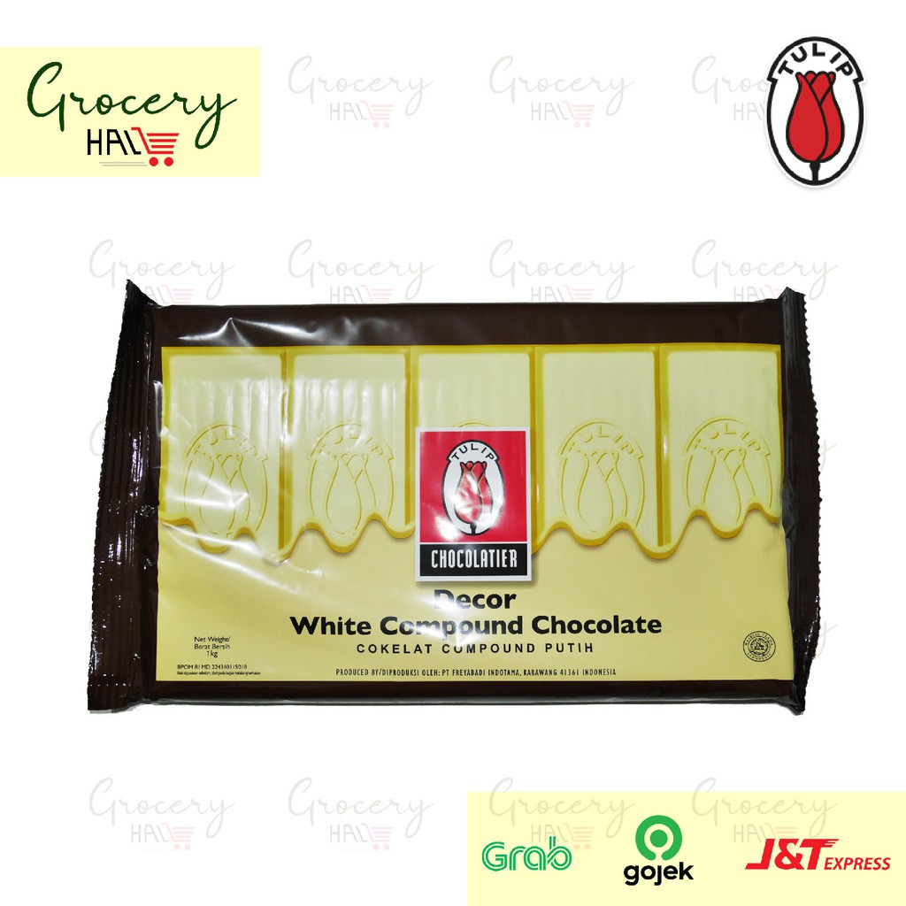 Tulip Decor White Chocolate Compound 1 Kg White Chocolate Compound Tulip Decor White Chocolate Compound 1 Kg Coklat Compound Putih Shopee Singapore