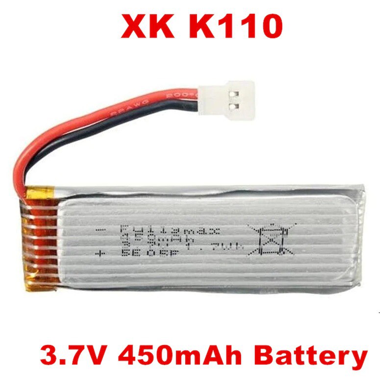 Lipo 1S 3.7V 450mAh Battery for WLtoys 