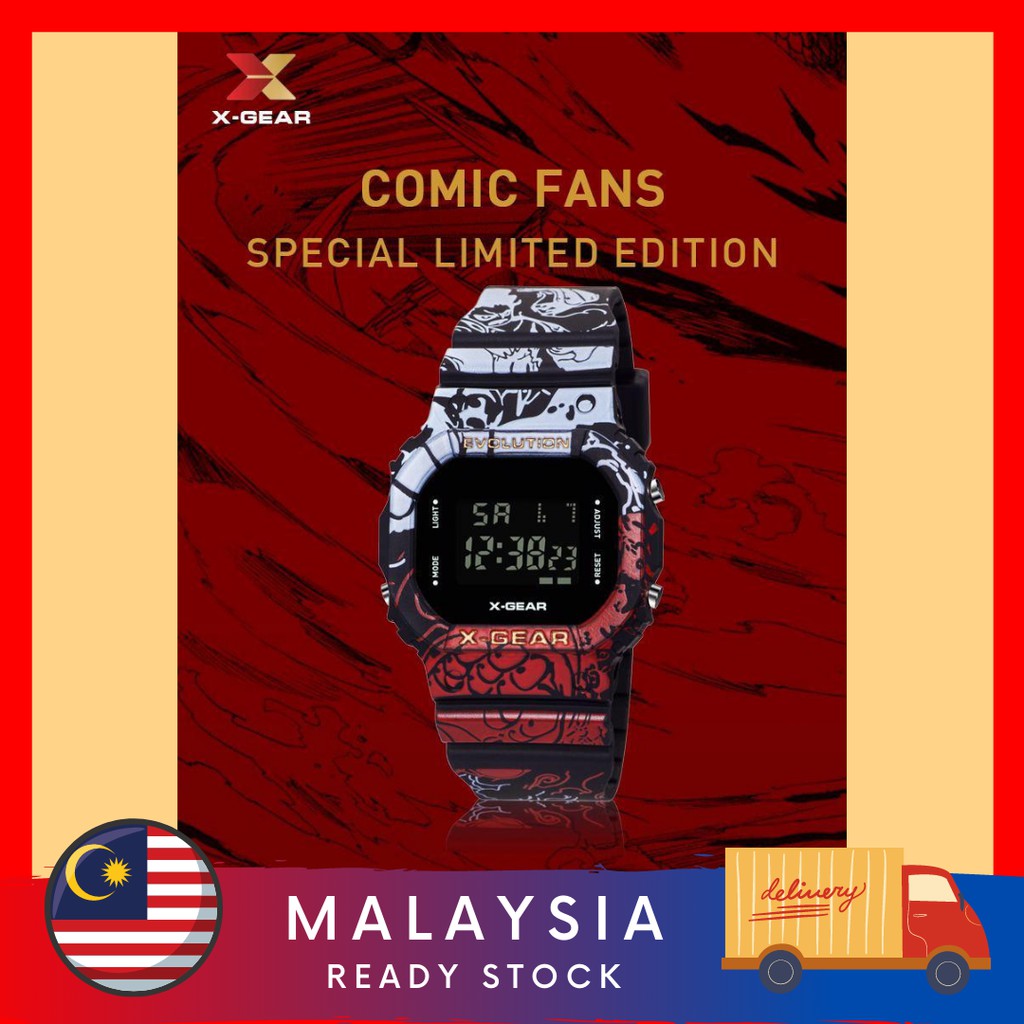 Malaysia Ready Stock Xgear X One Piece Multi Function Digital Men Women Ladies Couple Watch Original Shopee Singapore