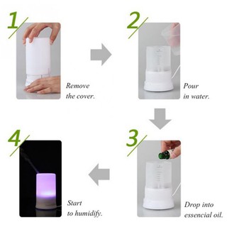 3 in1 USB Night Light Electric Fragrance Essential Oil Ultrasonic LED Diffuser #4