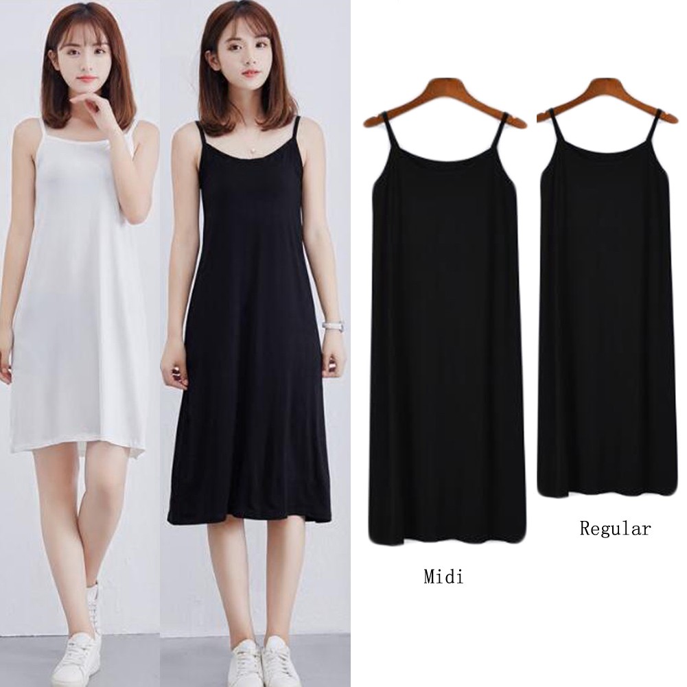 under dress slip dress