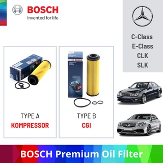 Bosch Premium Oil Filter For Mercedes-Benz C-Class W203 W204/ E-Class C207 W211 W212/ SLK-Class R171 R172