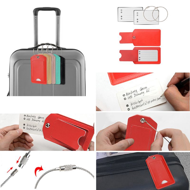 luggage tag shopee