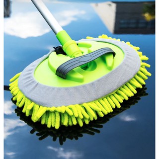 Sg Car Wash Brush Cleaning Mop Chenille Broom Adjustable Telescoping Long Handle Car Cleaning Tools Rotatable Brush Shopee Singapore