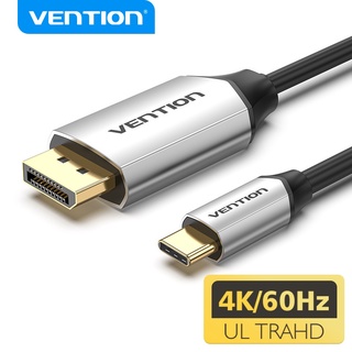 Vention USB C to DP Cable Type C to Displayport Adapter 4K 60HZ UHD for TV SAMSUNG Note10 Laptop DP Cable