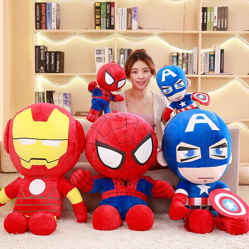 large spiderman soft toy