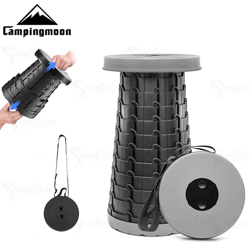 Foldable Stool Outdoor Telescopic Stool Seat Portable Fishing Stool