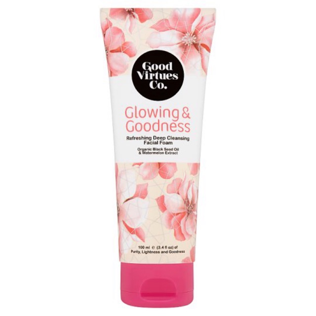good virtues co refreshing deep cleansing facial foam
