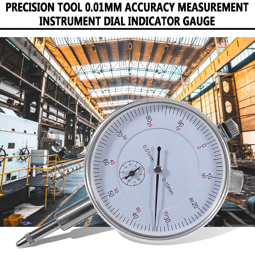 New Precision Tool 0.01mm Accuracy Measurement Instrument Dial Indicator Gauge