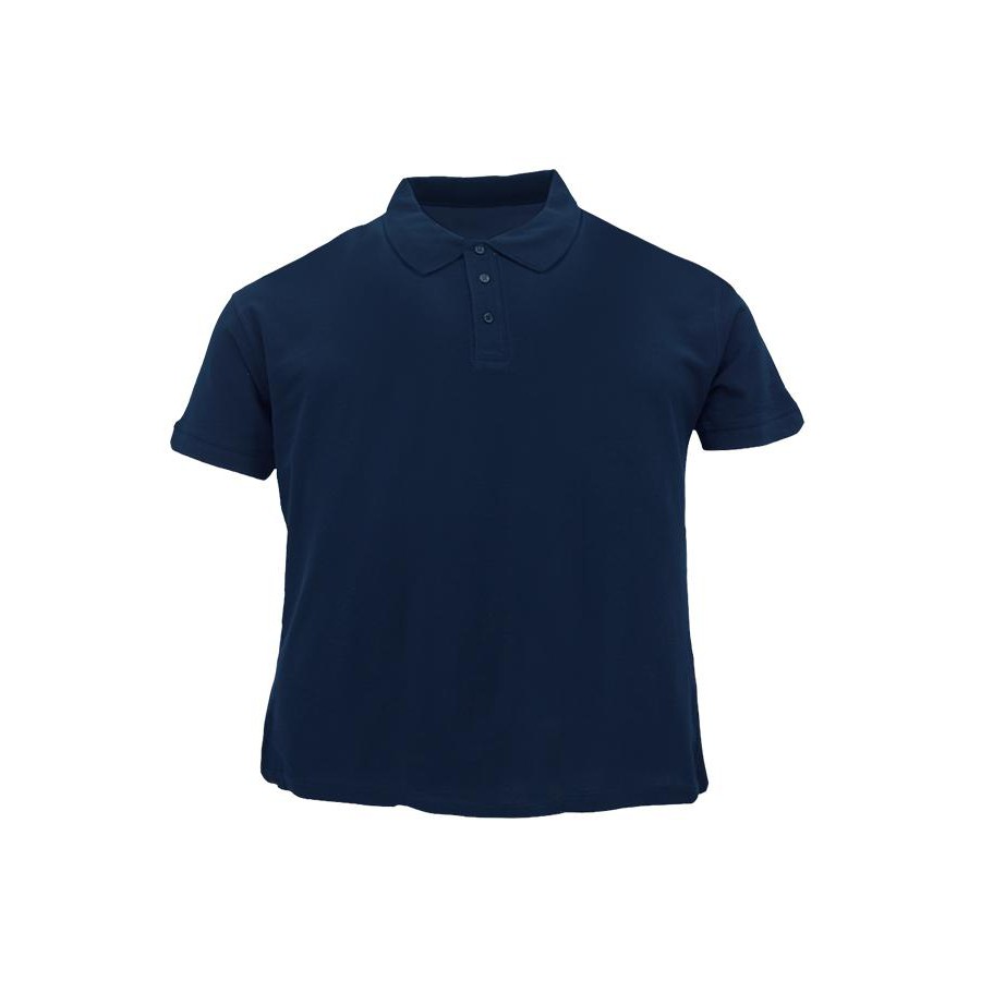 plus size navy blue polo shirt