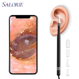 5.5mm Ear Cleaner Endoscope Spoon Mini Camera Ear Picker Cleaning Wax Removal Visual Ear Mouth Nose Otoscope Support Android PC