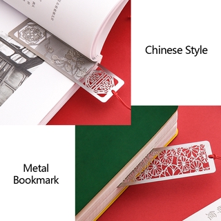 [Ready Stock] Creative Chinese Style Metal Bookmark Retro Exquisite Bookmark Student Gift Prize #2