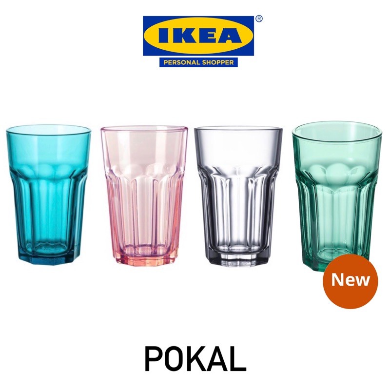 Vuiligheid Baby lila IKEA POKAL Glass, clear glass, 35 cl | Shopee Singapore