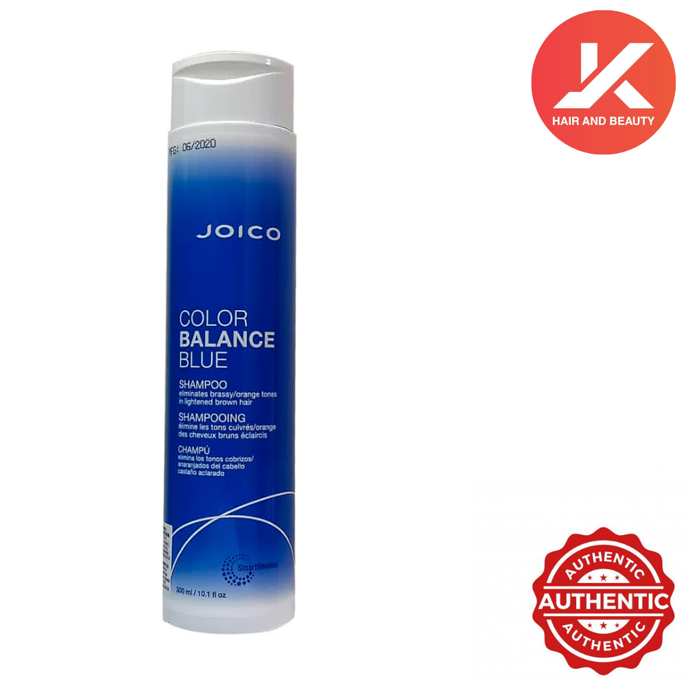 Joico Color Blue Shampoo For Remove Brassy Orange Tones On Lightened Brown Hair 300 Ml Shopee Singapore