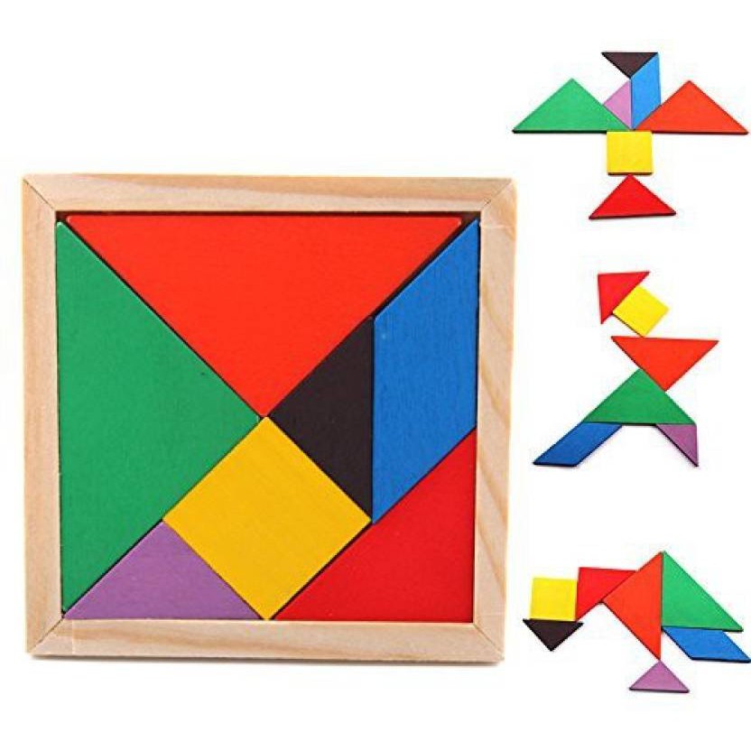 wooden triangle puzzle