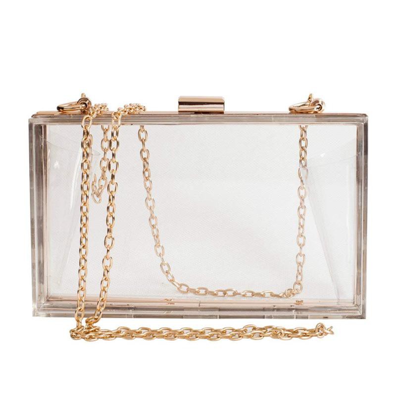 clear evening bag