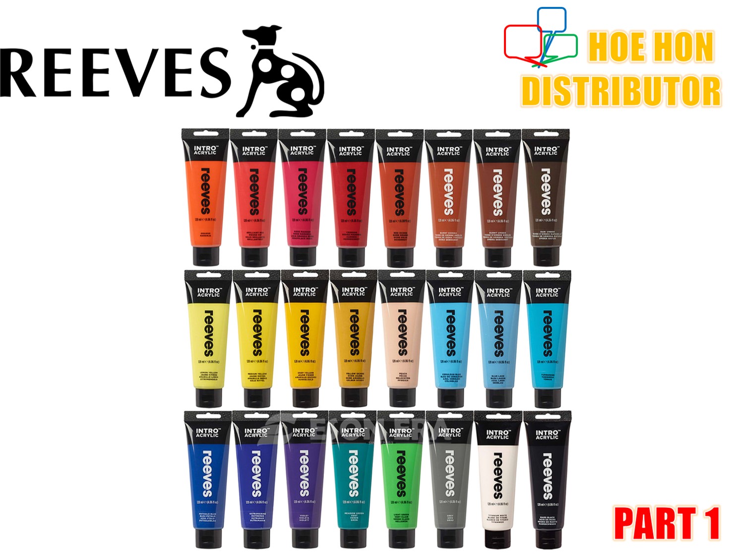 Reeves Intro Acrylic Colouring Color Paint 100ml Winsor Newton Alternative Shopee Singapore