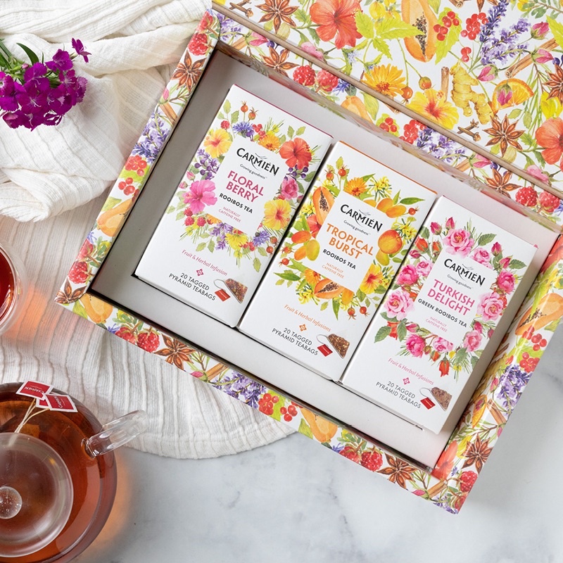 [SG Stock] Carmien Fruit & Herbal Infusion Teas Gift Set Natural